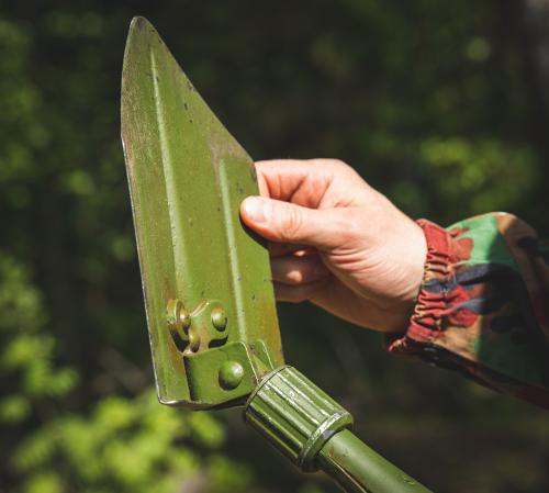 Danish M-1943 Style E-tool, Surplus. 