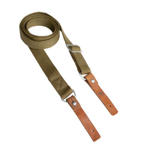 Chicom Type 56 Sling, SKS, Surplus. These gun slings have leather tabs at both ends.