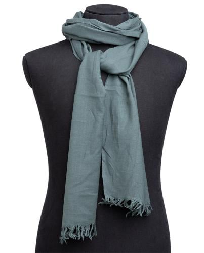 Swiss Scarf, Gray, Surplus.