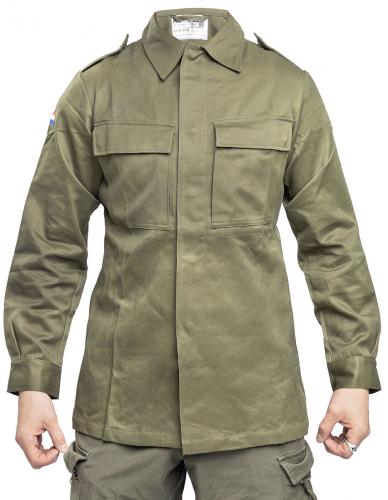 Dutch KL Field Shirt, Cotton Sateen, Surplus Dutch KL Field Shirt, Cotton Sateen, Surplus
