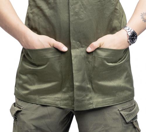 Dutch Sleeveless Jacket, Olive Green, Surplus.