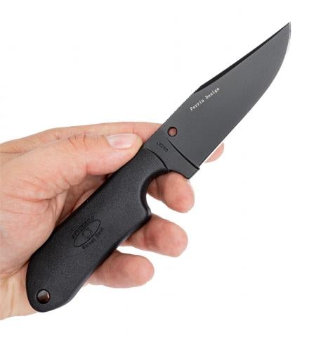 Spyderco Street Beat Lightweight knife. The index finger choil prevents your hand from slipping onto the blade during use.
