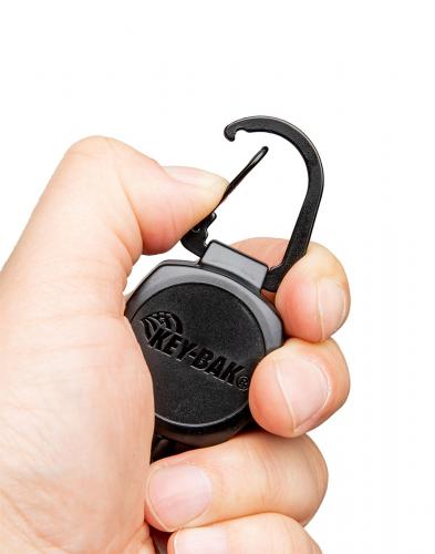 Key-Bak Sidekick Retractable ID Badge and Keychain.