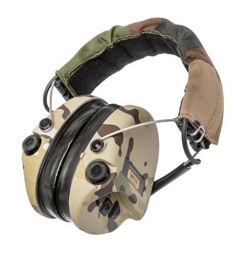 Sordin Supreme Pro-X 1.1 LED Headband, Camouflage.