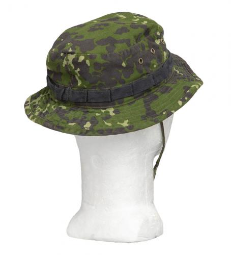 Danish Boonie Hat, M84 Camo, Surplus. The camo pattern is the Danish M/84.