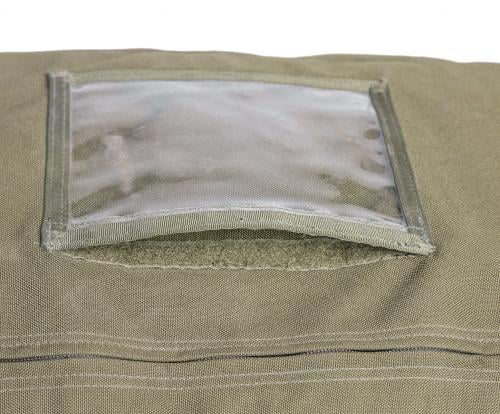 Blackhawk Body Armor Bag, Green, Surplus. A window pocket for personalizing.