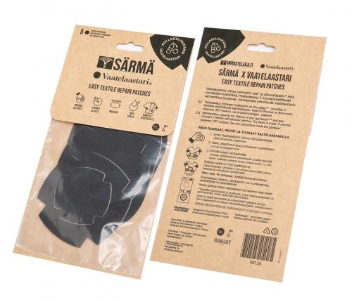 Särmä X Vaatelaastari Textile Repair Patch.