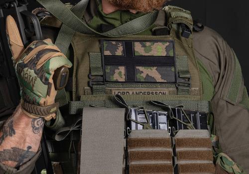 Särmä TST Finnish Flag Patch, 154 x 94 mm, M05 Woodland.