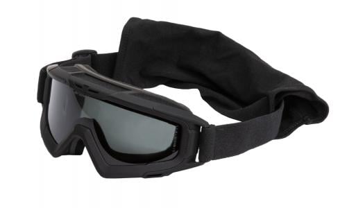 Revision SnowHawk Ballistic Goggles, Deluxe Kit with Aclima Balaclava.