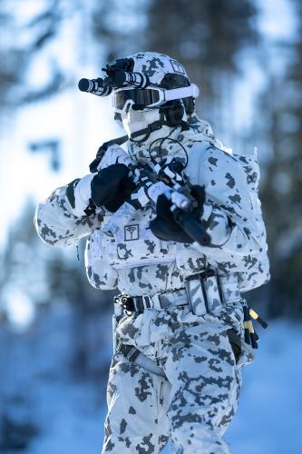Revision SnowHawk Ballistic Goggles, Deluxe Kit with Aclima Balaclava. Picture from Falconclaw, ACTinBlack and Varusteleka's winter photo session.