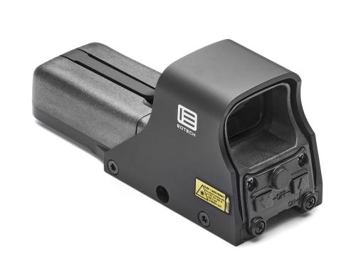 EOTECH HWS 512 A65 Holographic Sight, 68 MOA. 20 brightness settings with rear control buttons. No NVG-specific settings.