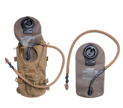 Dutch CamelBak ThermoBak hydration pack, 3L, Coyote Brown, Surplus. The water reservoir is designed for the horrors of chemical and biological warfare.