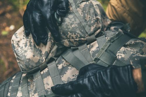 US MOLLE II Rucksack with Frame and Sustainment Pouches, UCP, Surplus. 