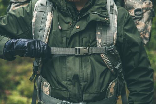 US MOLLE II Rucksack with Frame and Sustainment Pouches, UCP, Surplus.