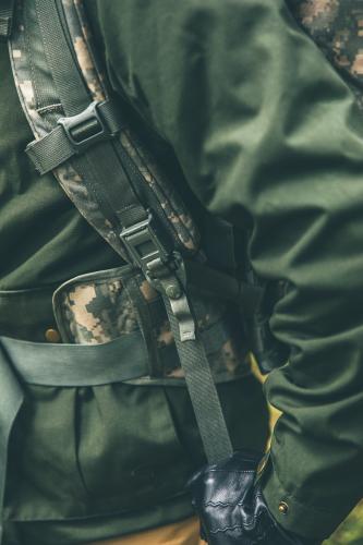 US MOLLE II Rucksack with Frame and Sustainment Pouches, UCP, Surplus.