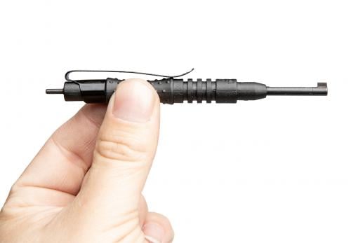 Zak Tool Progrip Handcuff Key Black. Handy pocket clip, double-locking pin, and a standard key-end.