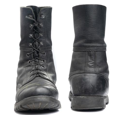Austrian Combat Boots, Full Leather, Lightweight Model, Surplus. 