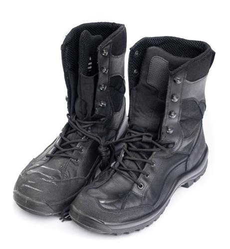 Austrian Combat Boots, Leather & Cordura, Surplus - Varusteleka.com