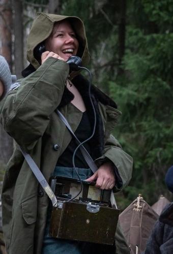 Finnish Field Telephone, Surplus. The strap is not included!