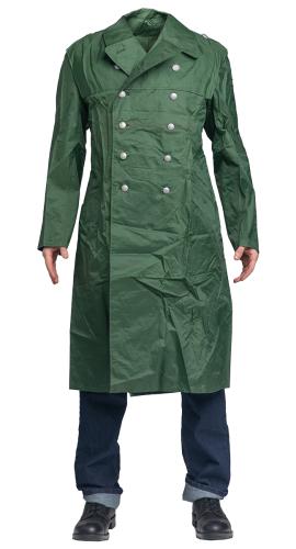 German Police Waterproof Greatcoat, Surplus German Police Waterproof Greatcoat, Surplus