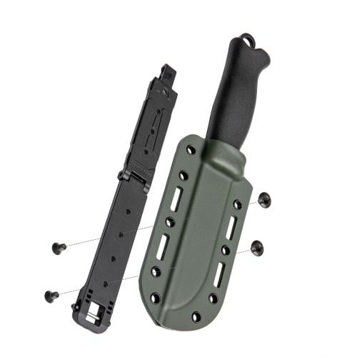 Blade-Tech MOLLE-Lok, Short, 2-Pack. A quick and convenient way to attach your Terävä Boltaron sheaths and other suitable gear to PALS webbing on your belt, vest, or pack.