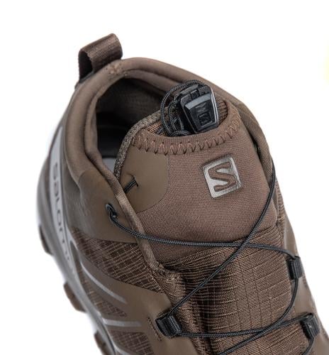 Salomon Speed Assault 2. The new lacing is naturally hidden with easier tucking of the free end.