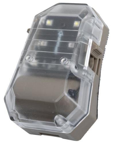Opsmen F101 Stealth Survival Light. The mode switch is in line with the nub i.e. the front position, which means Visible light mode.