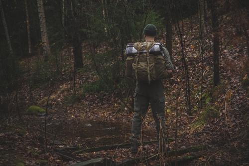 Italian Mountain Trooper Pack with External Frame, Surplus.