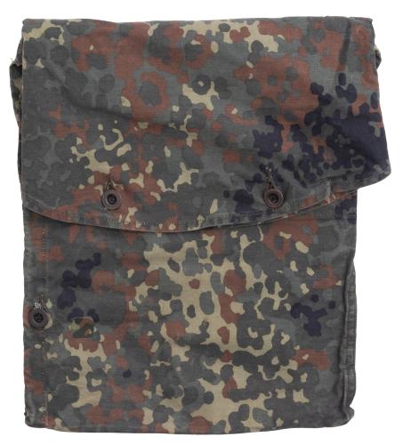 BW Shelter Half Pouch / Hood, Flecktarn, Surplus.