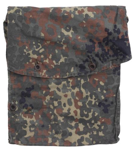 BW Shelter Half Pouch / Hood, Flecktarn, Surplus. 