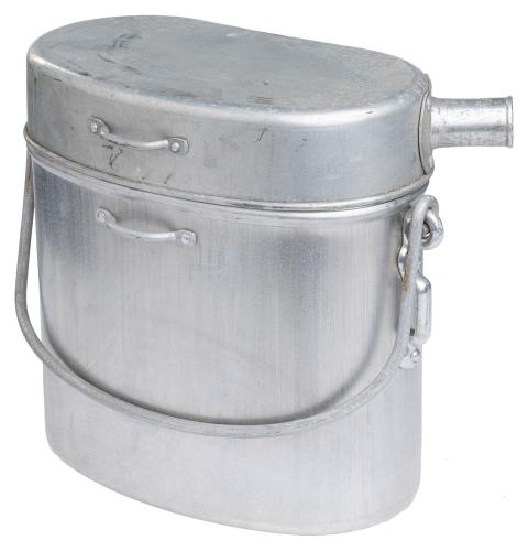 French Large Mess Kit, Aluminium, Surplus French Large Mess Kit, Aluminium, Surplus
