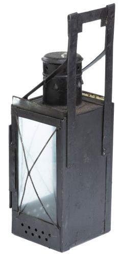 CCCP Railroad Lantern, Surplus. Meant to be hung on a wall, for example.