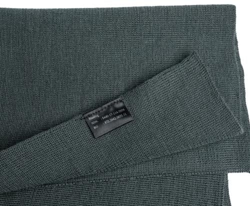 Dutch Wool Scarf, Green, Surplus. 