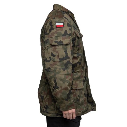 Polish Parka with Removable Liner, Wz. 93 Pantera Camo, Surplus. Model measurements: Height 182cm, Chest 95cm
Jacket size: 178/92