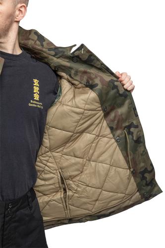 Polish Parka with Removable Liner, Wz. 93 Pantera Camo, Surplus. Removable liner - with a fixed liner underneath.