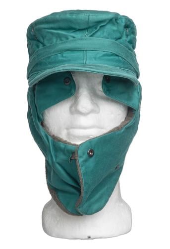 Austrian Field Cap, Winter Model, Funny Green, Surplus.