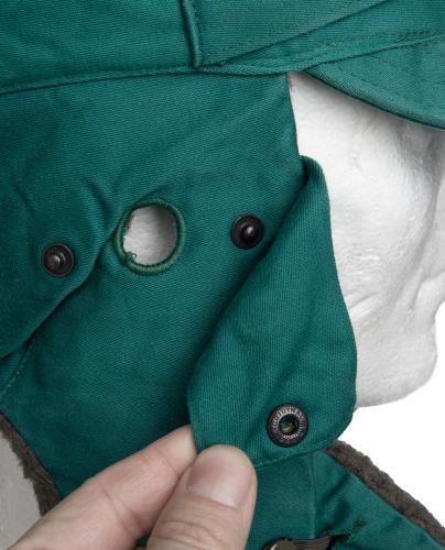 Austrian Field Cap, Winter Model, Funny Green, Surplus.