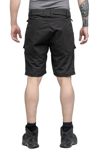 Särmä Outdoor Shorts. Model has 90cm waist and 183cm height, he is wearing Medium Regular shorts.