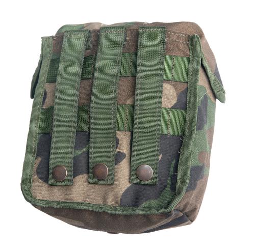 Dutch MOLLE Pouch, General Purpose, Medium, Woodland, Surplus.