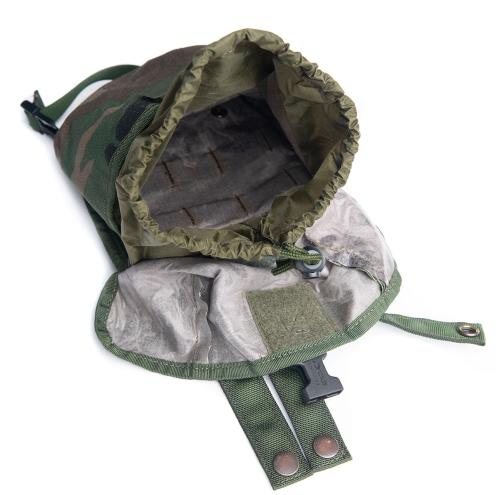 Dutch MOLLE Pouch, General Purpose, Medium, Woodland, Surplus.