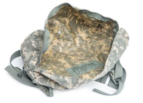 US MOLLE Waist Pack, UCP, Surplus. The bag has one large compartment.