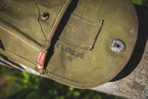 US M-1943 E-tool Carrier, Surplus. Stamps can vary and also be nonexistent.