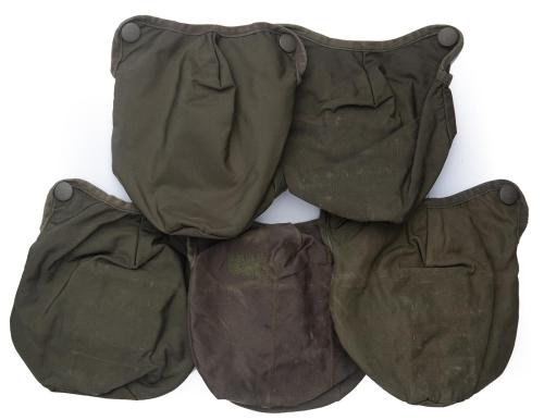 Austrian KAZ 75 Canteen Pouch, Green, Surplus. Condition and color varies