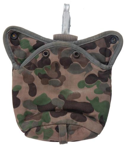 Austrian KAZ 57 Canteen Pouch, K4 Camouflage, Surplus.
