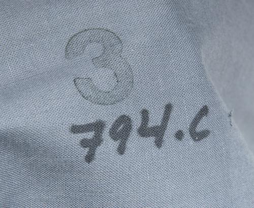 Finnish M/63 Protective Suit, Surplus. All kinds of stampings and markings were found and try as we did, no correspondence could be found between these and the garment sizes.
