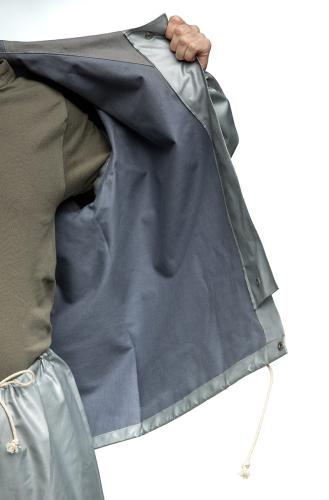 Finnish M/63 Protective Suit, Surplus. Traditional hem adjustment with a drawcord.