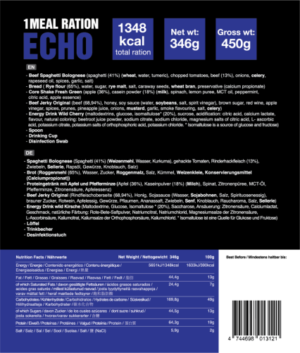 Tactical Foodpack 1-Meal Ration.
