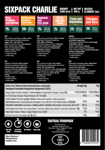 Tactical Foodpack Sixpack. 