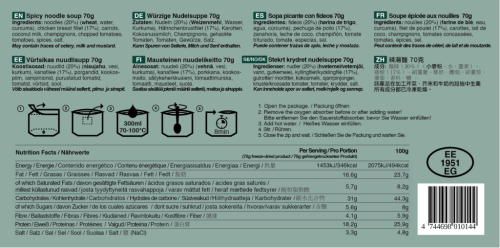 Tactical Foodpack Soup.