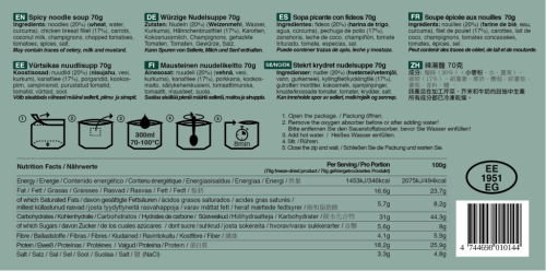 Tactical Foodpack Soup. 